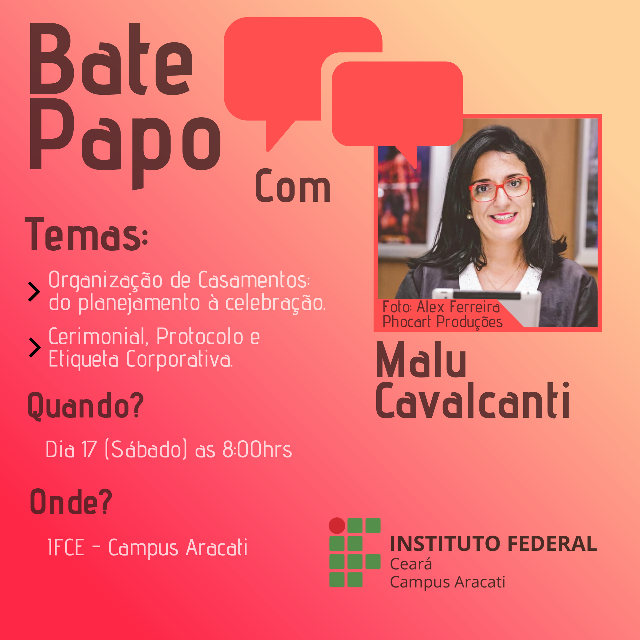 Bate papo com Malu Cavalcanti