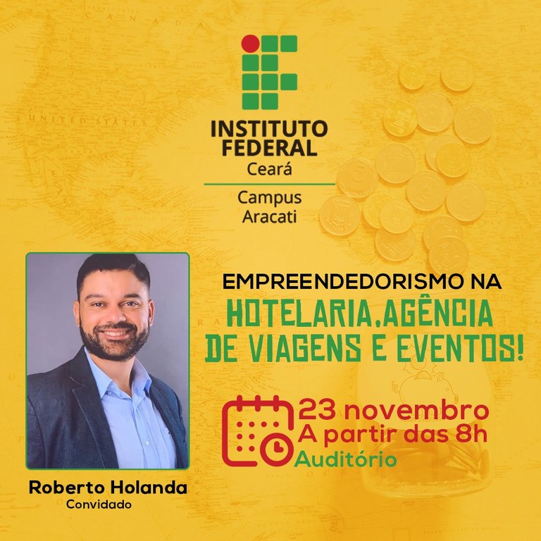 Palestra Empreendedorismo na Hotelaria, Agência de Viagens e Eventos