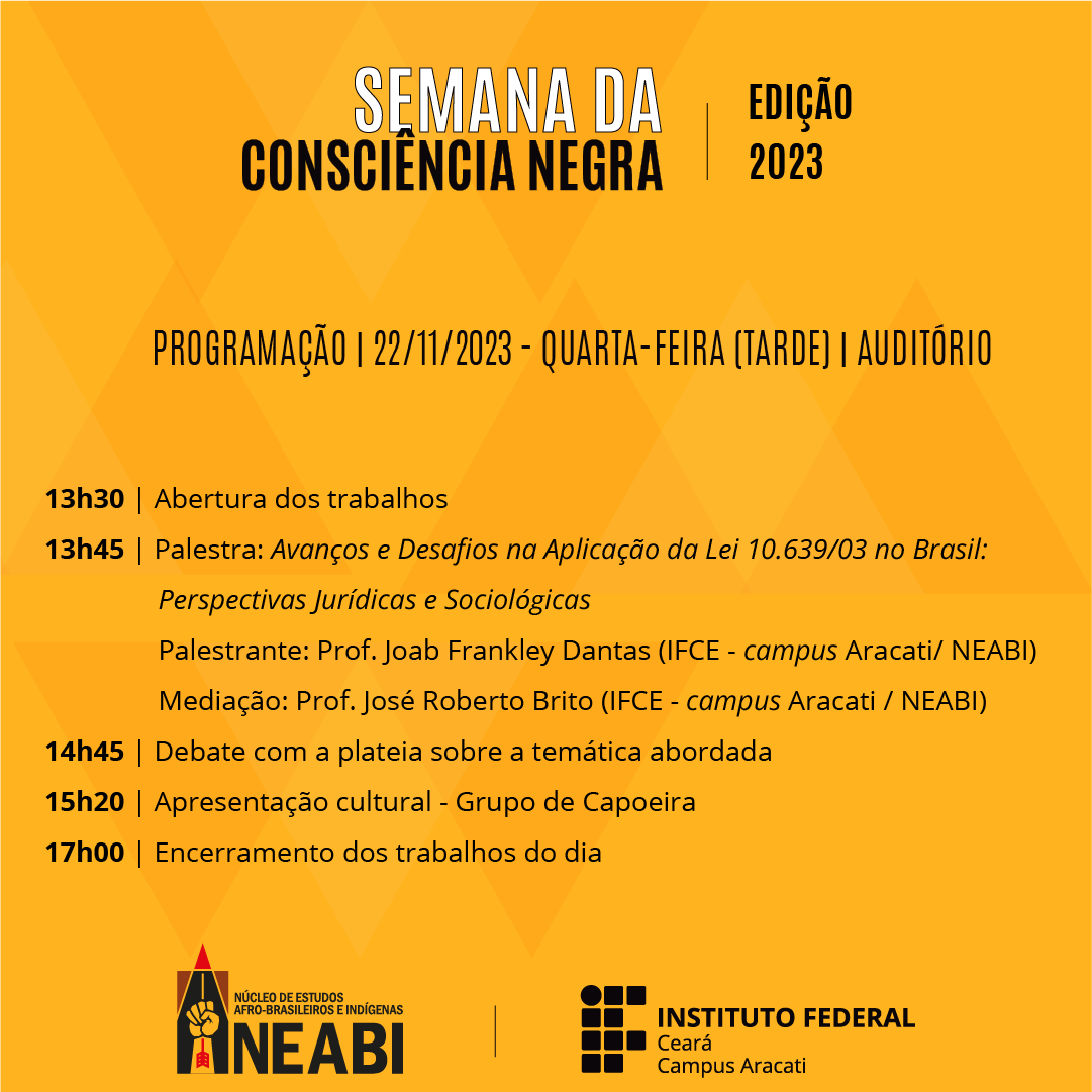 Dia 22 - consciência negra