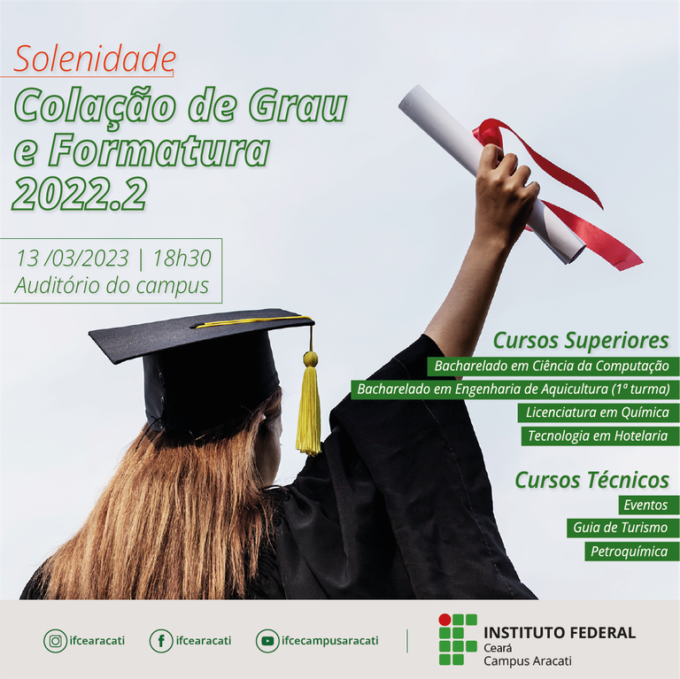 Colação de Grau e Formatura 2023.2