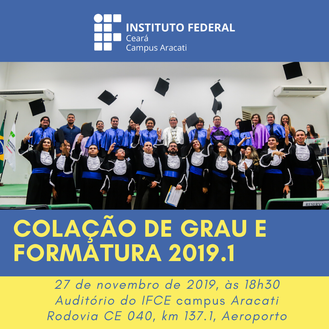 colação de grau 2019.1