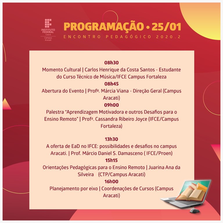 Encontro pedagógico 2020.2_programacao