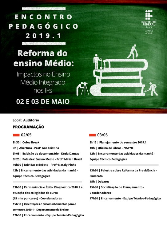 Encontro Pedagógico 2019.1