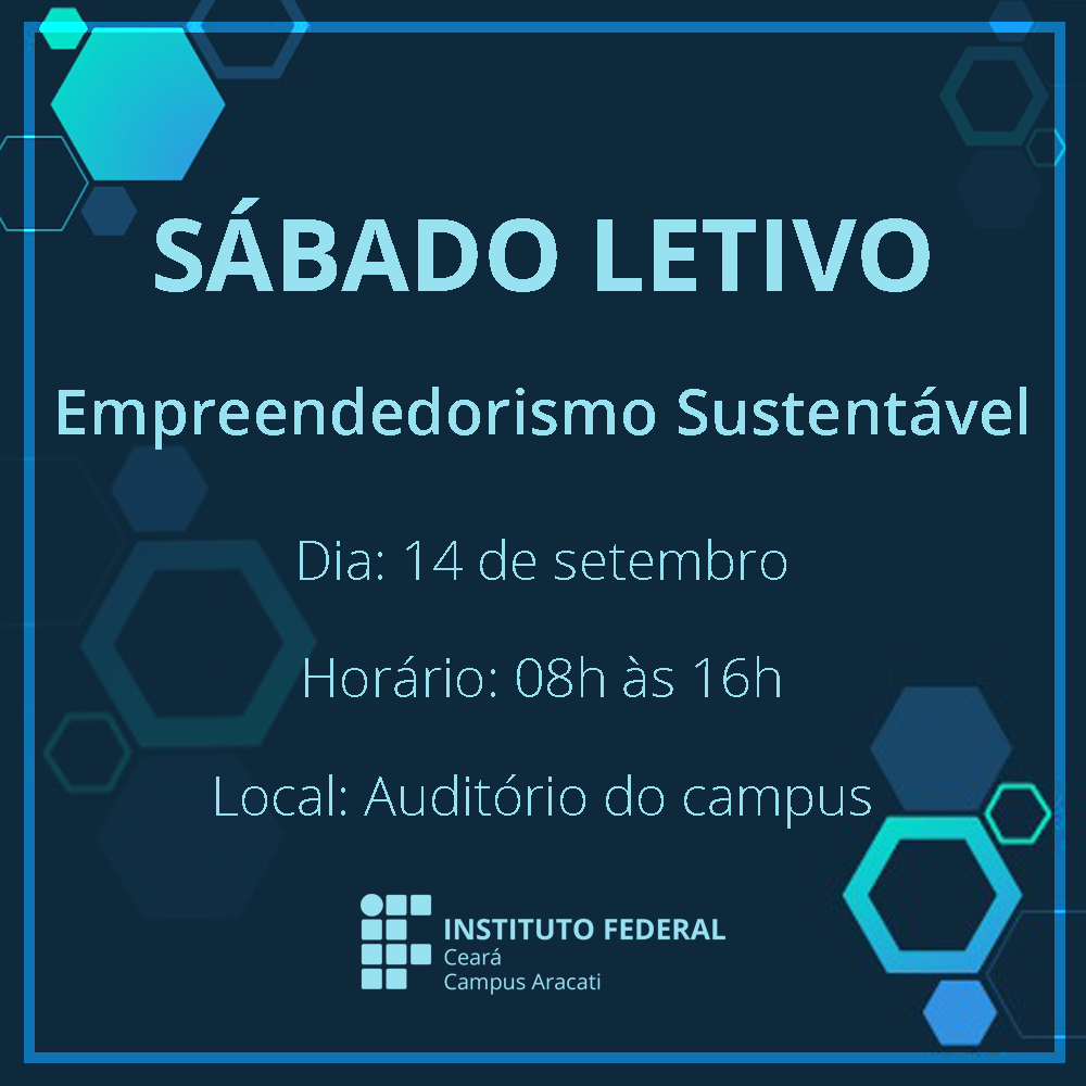 Sábado letivo - Empreendedorismo Sustentável