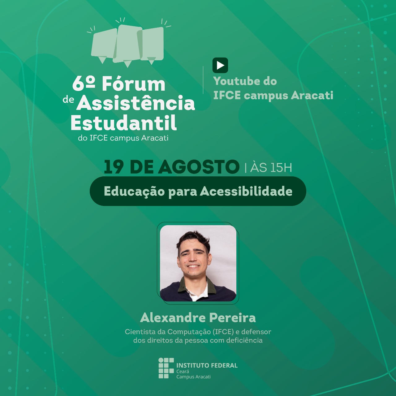 6º Forum de Assistência Estudantil - Alexandre