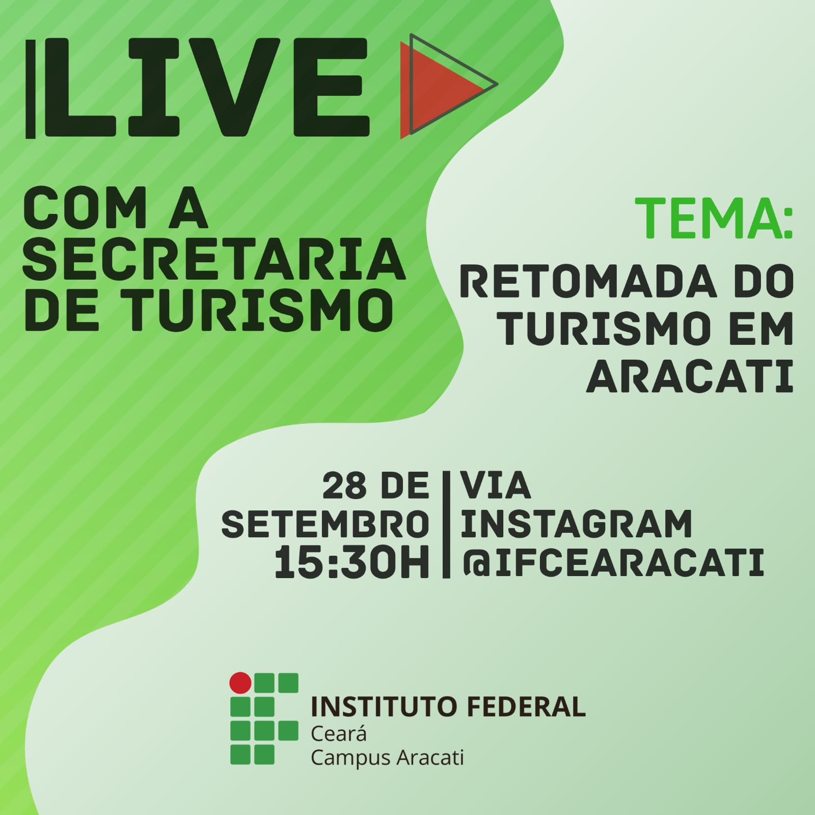 live retomada do turismo em aracati