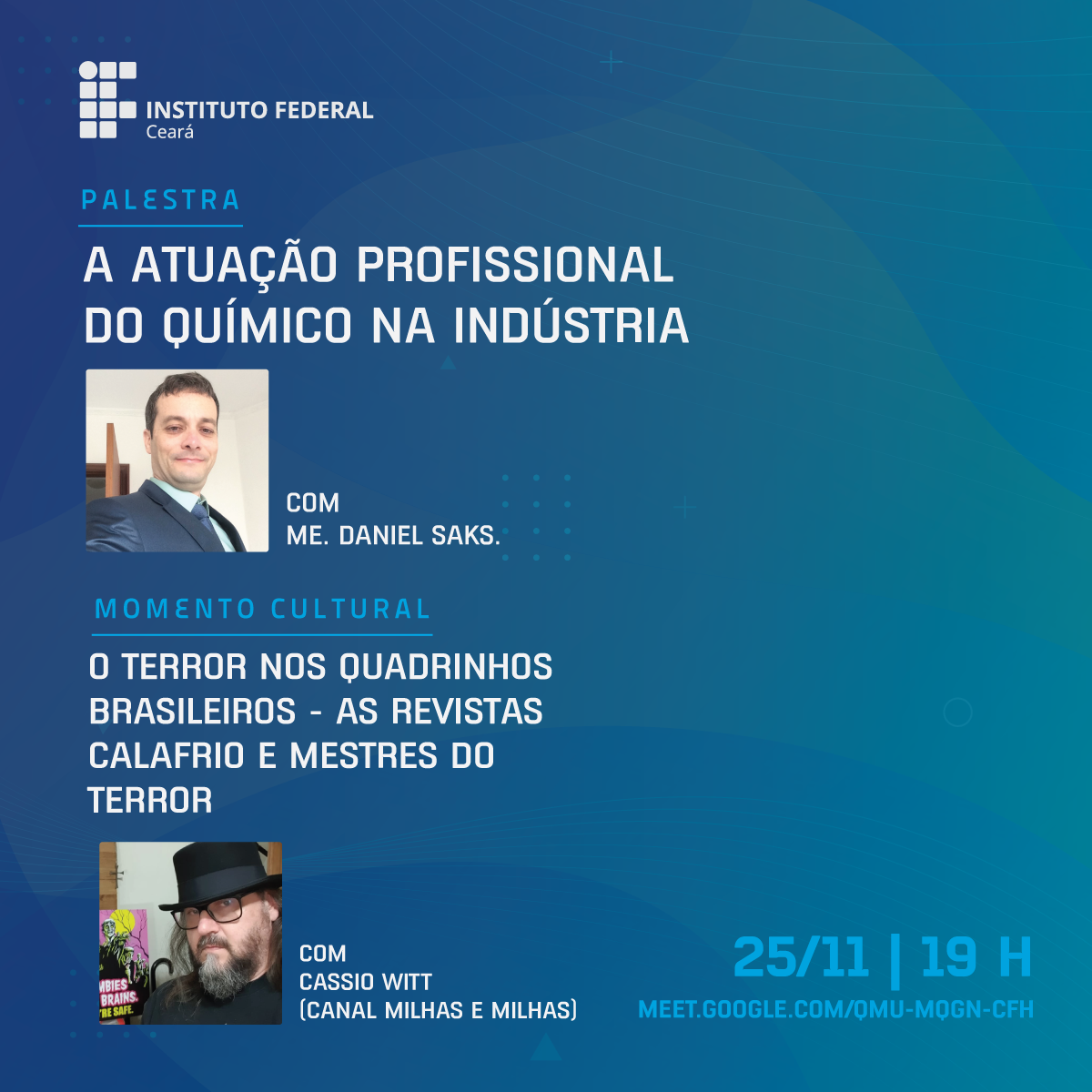 palestra sobre profissional de quimica