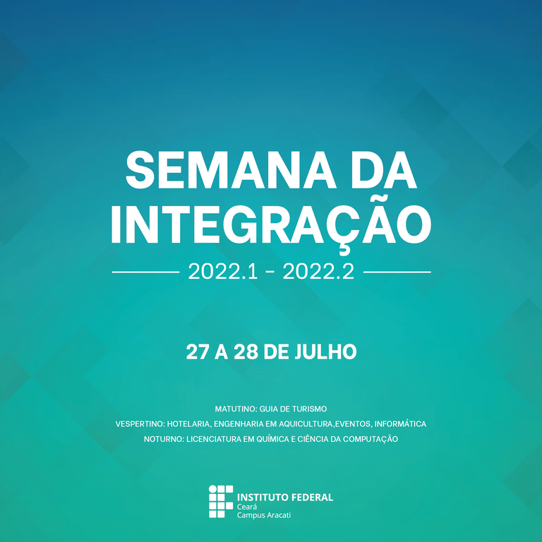 Semana da integração 2022.2