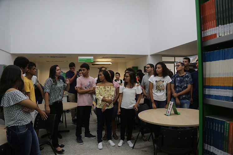 Recepção de alunos novatos na Semana da Integração 2019.1