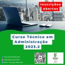 Card curso técnico em Administração