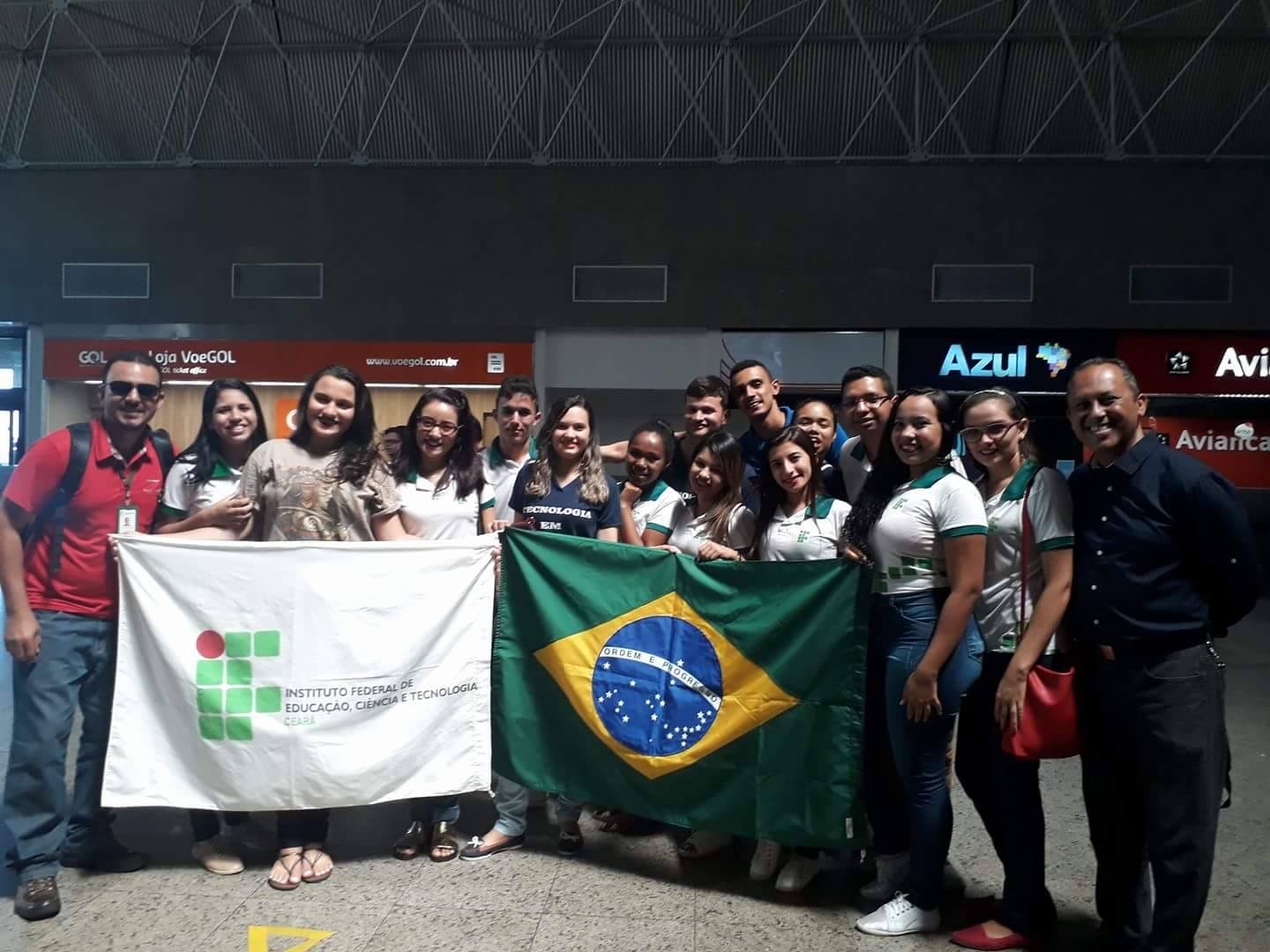 Embarque aeroporto Mariana aos EUA