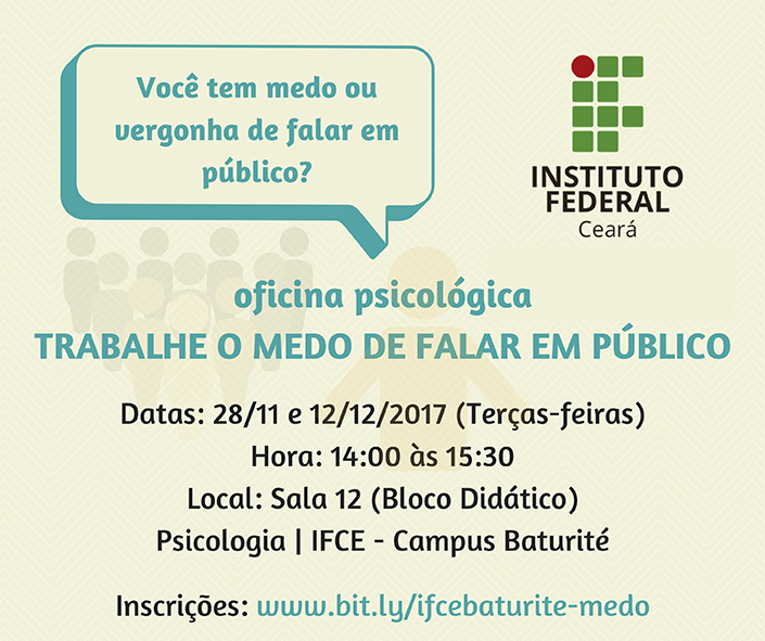 Oficina falar em público