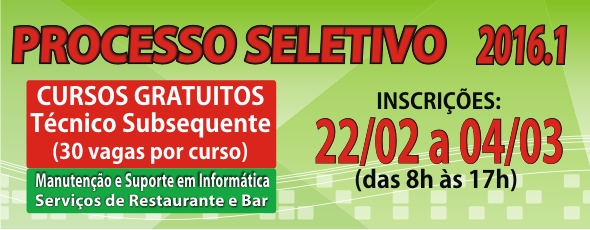 Cursos Técnicos 2016