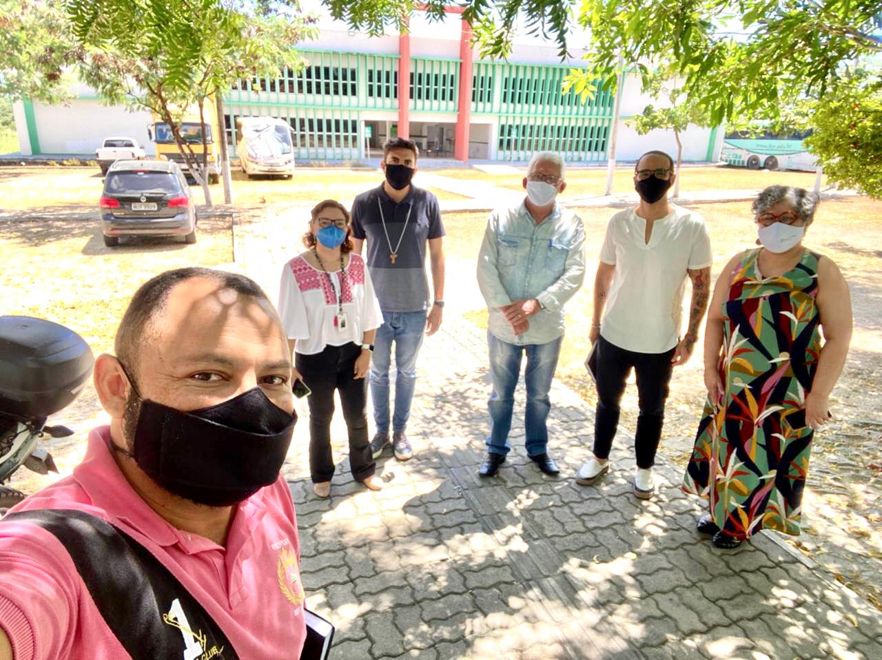 Reunião realizada no dia 04/06/2021 entre representantes do IFCE e da Prefeitura de Caucaia