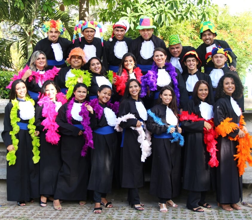 Alunos da primeira turma do curso de Logística do campus de Caucaia do IFCE