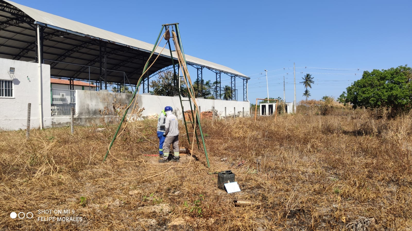 Estudo de solo no campus de Caucaia