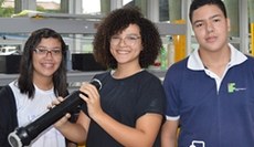 Grupo de oito alunos participa do Club de Astronomia