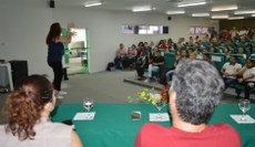 Auditório do campus recebeu público expressivo nas palestras (Foto: Quézia Souto)