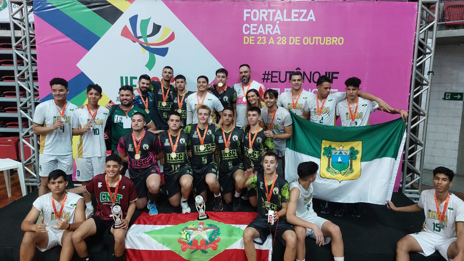 Premiação do vôlei masculino - JIF 2023