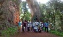 Alunos durante visita ao Parque de Sete Cidades (PI)