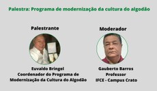 Primeira palestra debate modernização na agropecuária