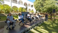 Lançamento reuniu equipe do projeto e gestão do Centro Cultural