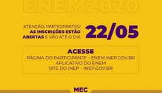 Inscrições seguem até 22 de maio