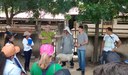 35 alunos de Zootecnia participaram do dia de campo.