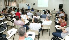 Professores de todas as áreas participaram do encontro.