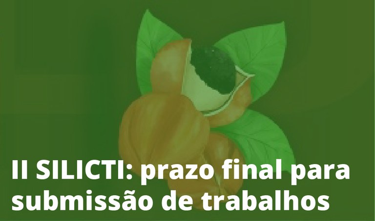 II SILICTI: prazo final para submissão de trabalhos