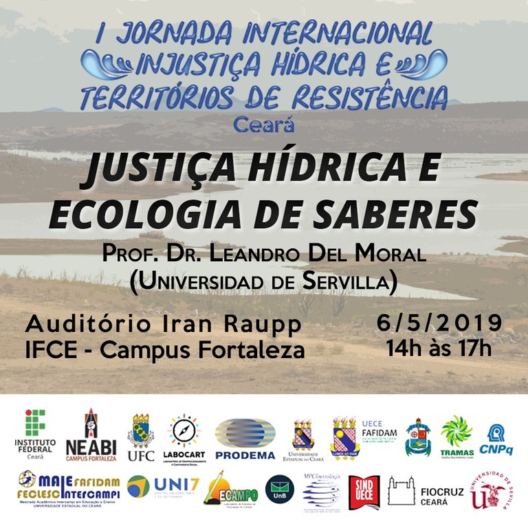 I Jornada Internacional Injustiça Hídrica e Territórios de Resistência