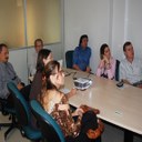 Na foto, reunião dos avaliadores do MEC com membros da gestão do IFCE.