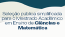 Mestrado em Ciências e matemática