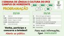 I Semana de Língua e Cultura do IFCE Campus Horizonte