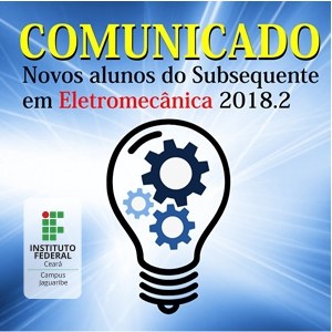 Portal Comunicado Eletromecânica 20182