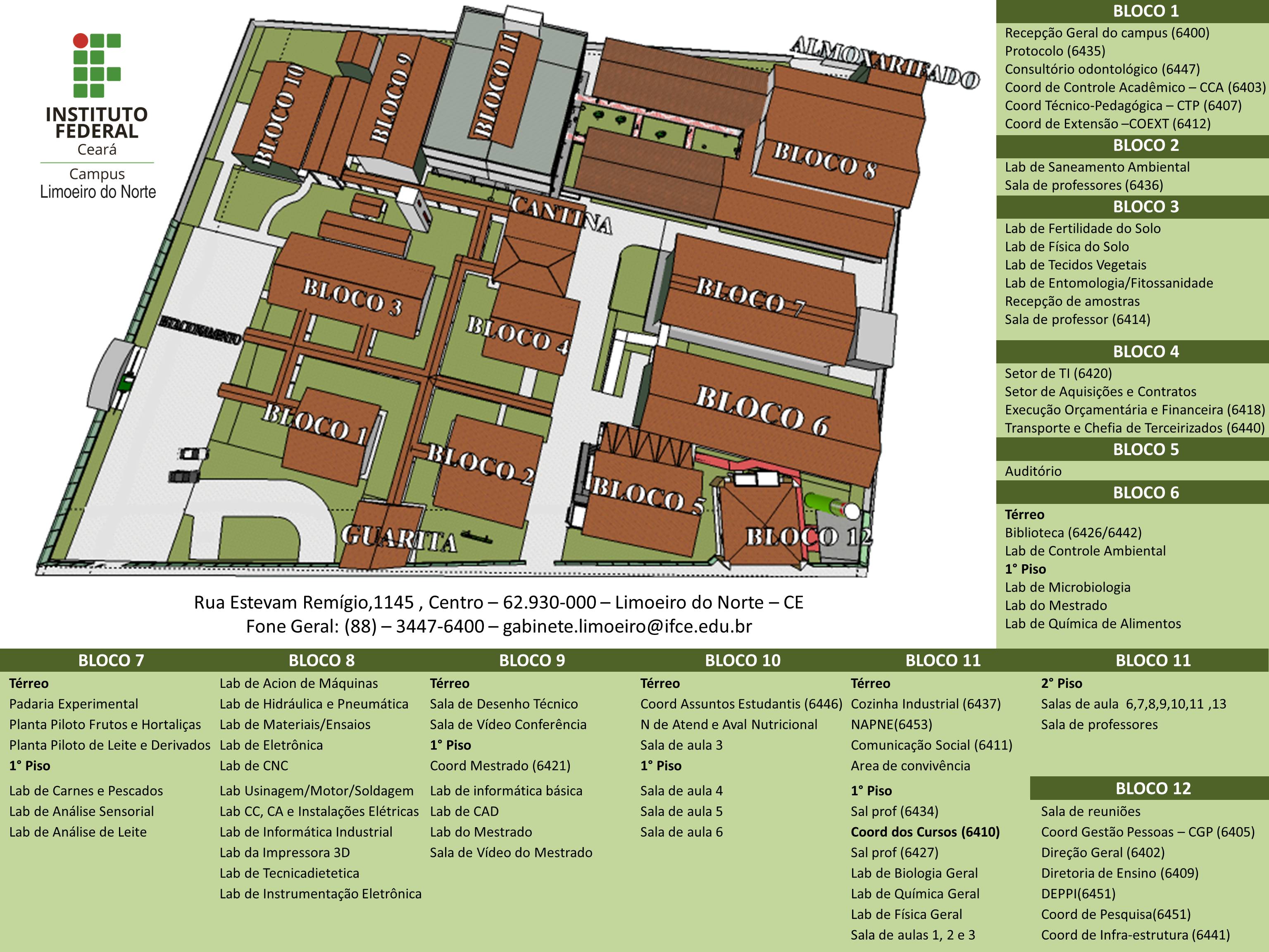 Planta do campus