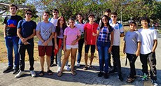 Estudantes do curso técnico integrado em Mecânica participaram do programa "Caça Asteroides". Foto: divulgação