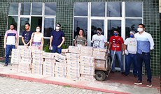 Campus realiza doação para banco de alimentos de Maracanaú. (Foto) Saulo Rêgo