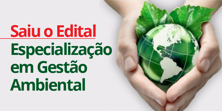 Edital Especialização Gestão Ambiental