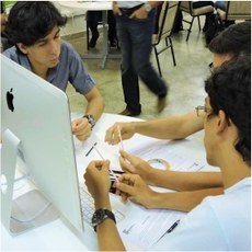 Imagem: Alunos durante aula do BEPiD/IFCE (foto: divulgação)