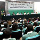 Estudantes acompanharam a inauguração