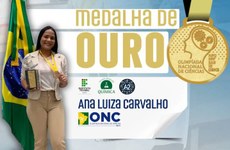 Ana Luiza Carvalho, do campus Crateús, foi destaque na ONC 2024