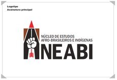 Logotipo do Neabi possui uma mão segurando uma flecha, simbolizando a luta dos indígenas e afrobrasileiros