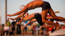 Atletas competiram em piscina longa