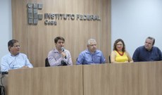 Lançamento das obras aconteceu na Reitoria do IFCE