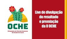 Premiação acontece às 18h no YouTube do IFCE