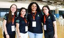 Integrantes da equipe de xadrez feminino do IFSC participam pela primeira vez do JIF Nacional