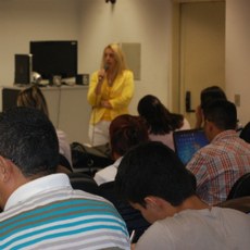 Imagem: Servidores de diferentes campi participam do curso (Foto: Rafael Oliveira)