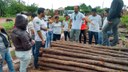 Estudantes em visita técnica