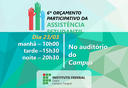 6º Orçamento Participativo